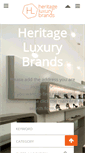 Mobile Screenshot of heritageluxurybrands.com